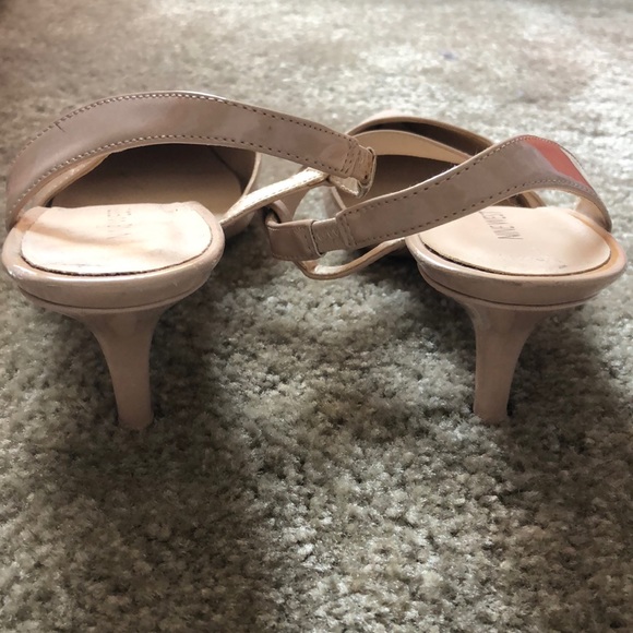 Nine West Patent Leather Nude Heel - Picture 3 of 4